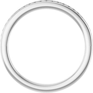 14K White 1/5 CTW Lab-Grown Diamond Anniversary Band